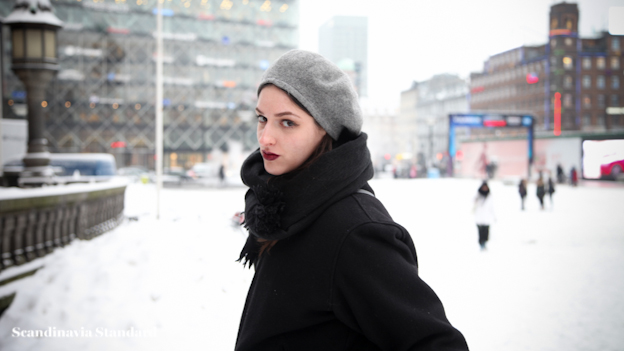 Rebecca in the Snow Scandinavia Standard Fashion Week Copenhagen