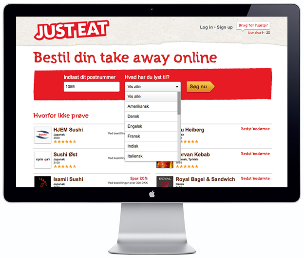 Just Eat - Scandinavia Standard
