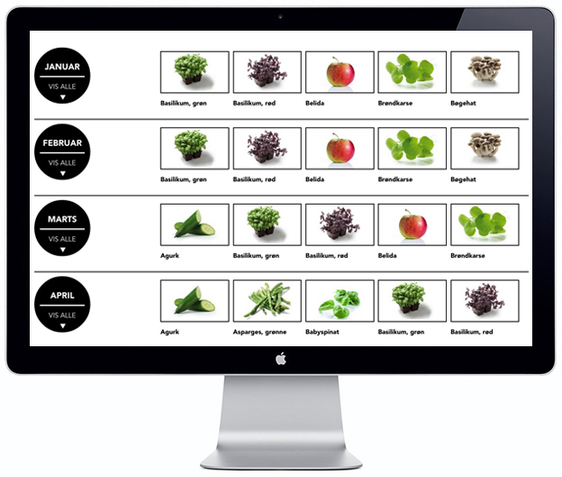 Sæson - shows when are fruits in season in Europe and Denmark - Pictures | Scandinavia Standard