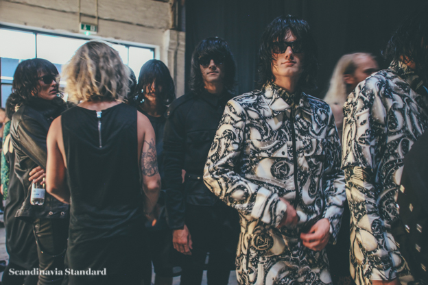 15. Waiting in line - Asger Juel Larsen Behind The Scenes at Copenhagen Fashion Week | Scandinavia Standard