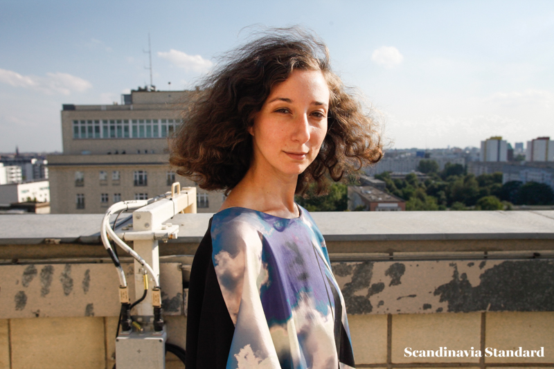 Ambra on the roof in Berlin  - Ambra Fiorenza | Scandinavia Standard