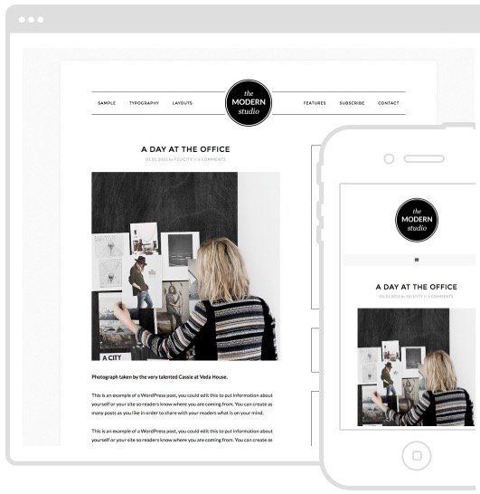 Wordpress Theme - Modern Studio Pro Theme - Studio Press - A Very Scandi Guide to Creating Your Own Blog | Scandinavia Standard