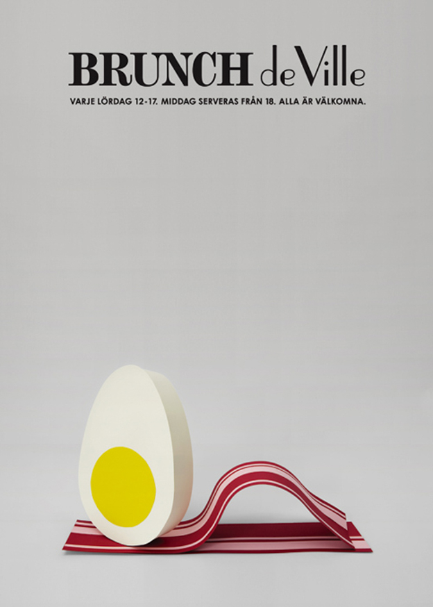 Daniel Carste - Brunch De Ville graphic poster | Scandinavia Standard