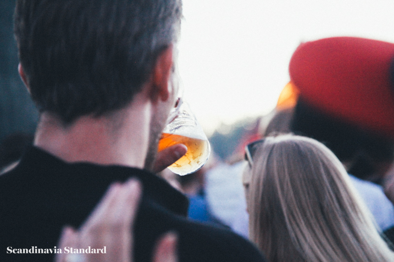 Roskilde Festival Crowds Drinking Beer | Scandinavia Standard