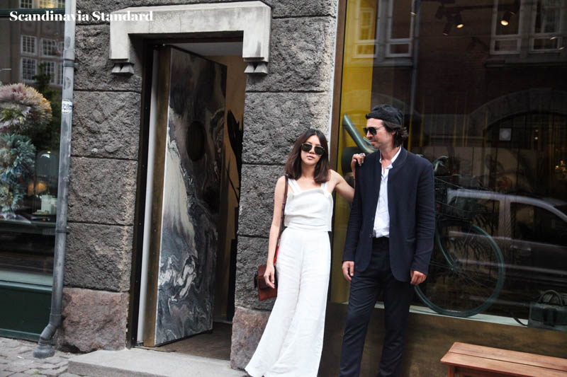 JESSE DORSEY AND WANNASIRI KONGMAN at hanging outside BOYY BOUTIQUE Copenhagen | Scandinavia Standard