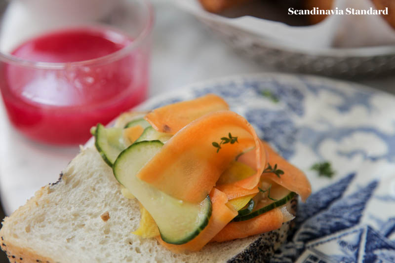 Pom & Flora Pickled Carrots Breakfast Brunch in Stockholm | Scandinavia Standard