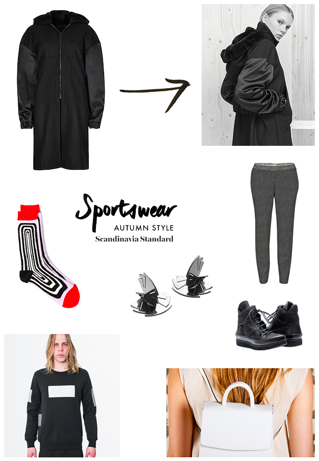 Autum Coat Sportswear Infographic | Scandinavia Standard