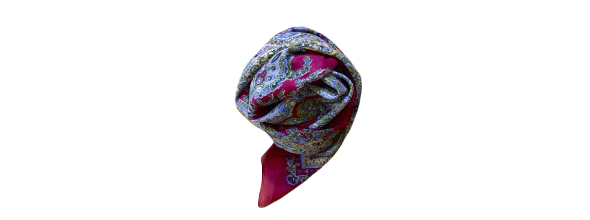 Besos Silk Scarf - Bordeaux | Scandinavia Standard