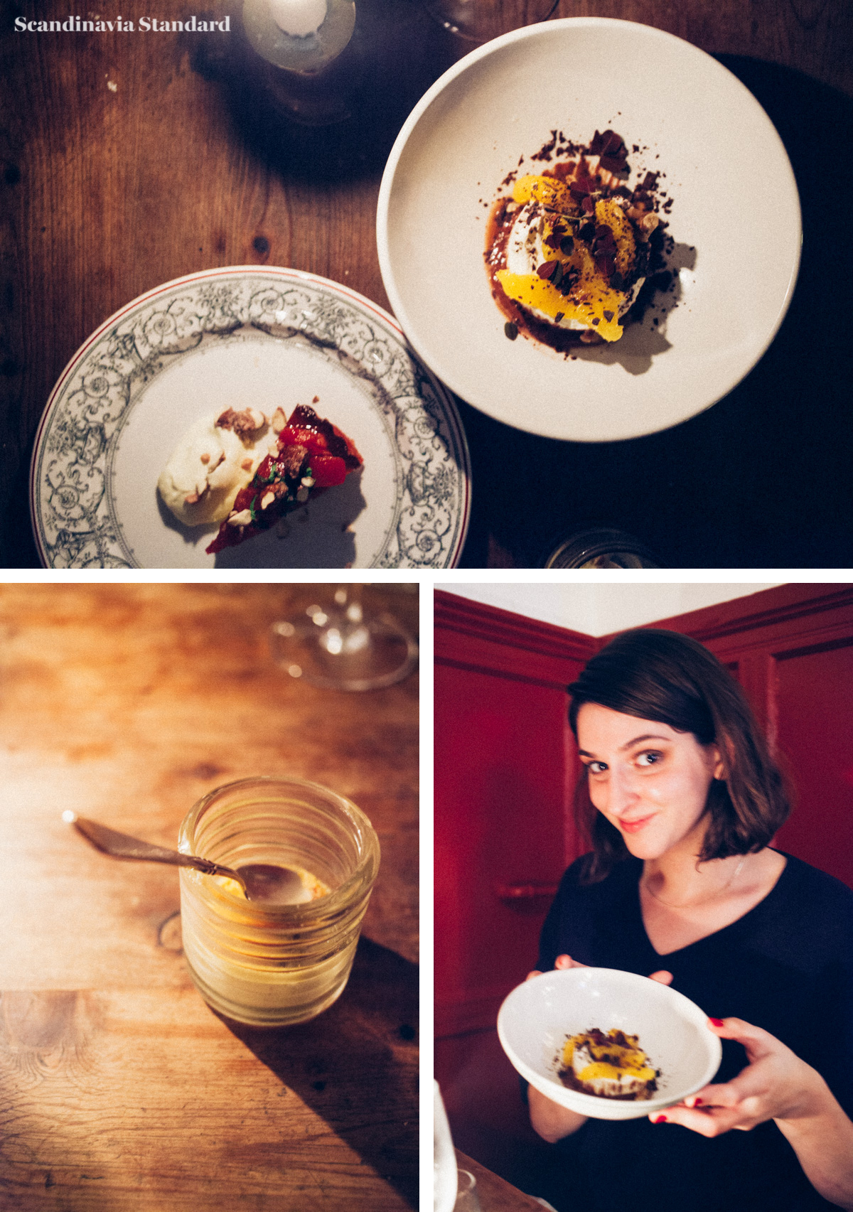 Desserts - Marzipan cake and chocolate mousse at Je t'aime | Scandinavia Standard