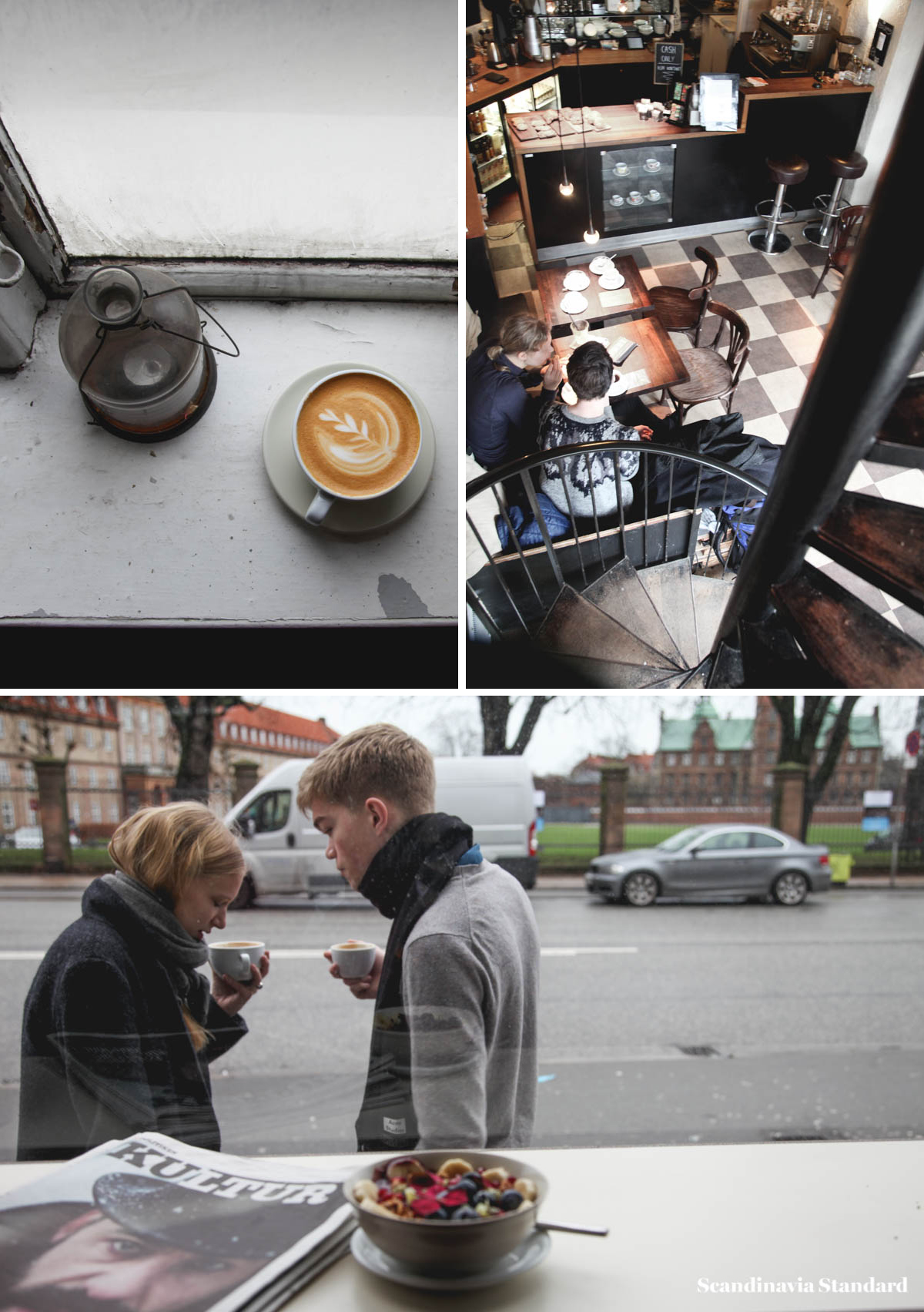 Best Coffee Shops - Cafe Det Vide Hus Collage | Scandinavia Standard