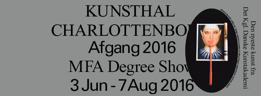 MFA DEGREE SHOW - JUNE 2016- COPENHAGEN