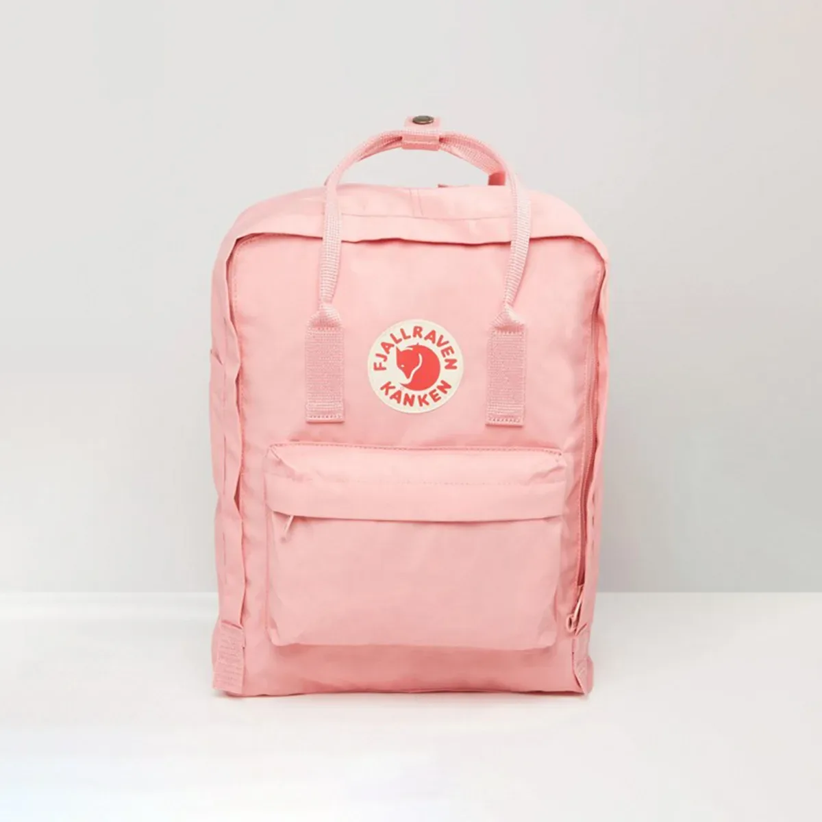 Fjallraven kanken backpack in pink, scandinavian.