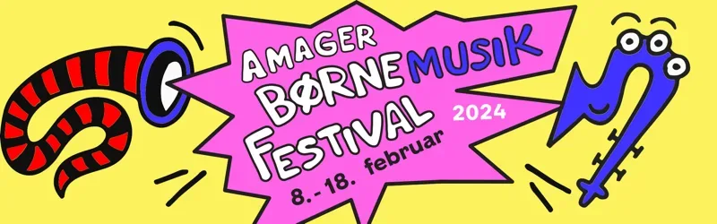 The logo for the amager boren music festival.